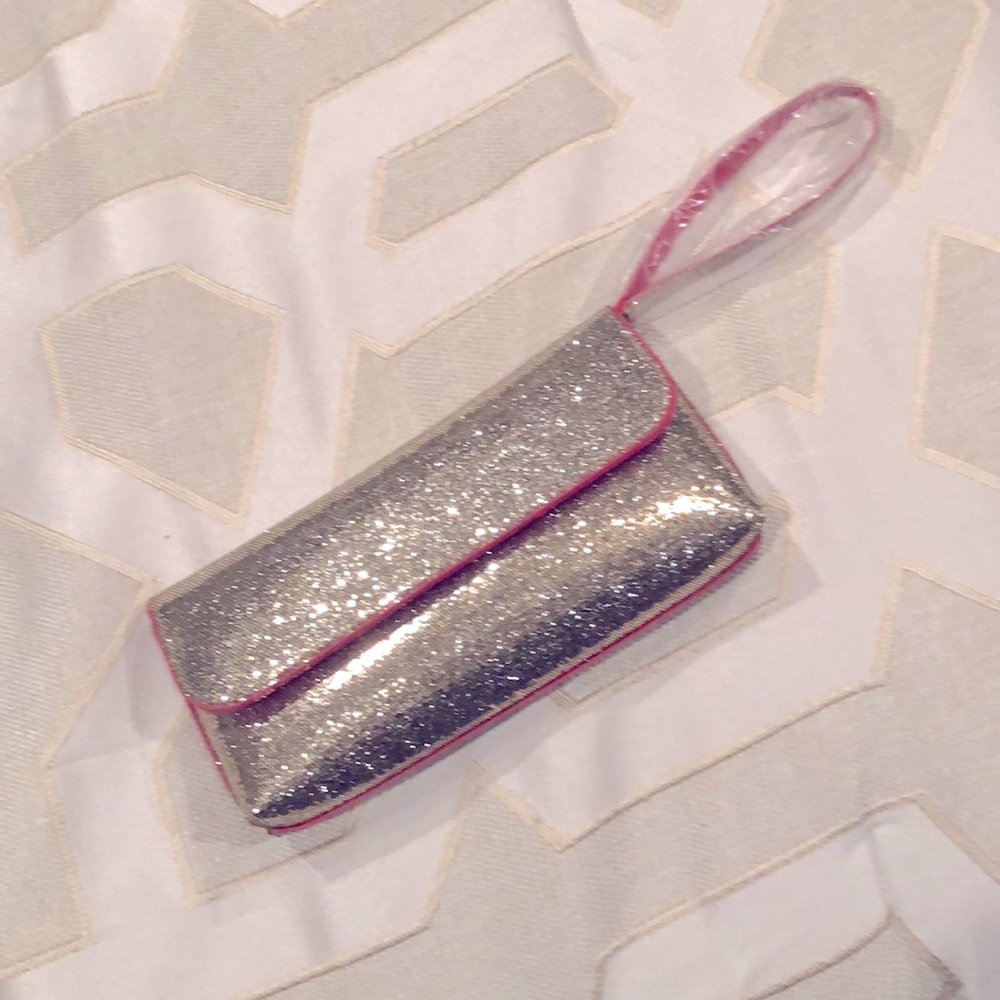 Gold Sparkle Clutch/Wristlet